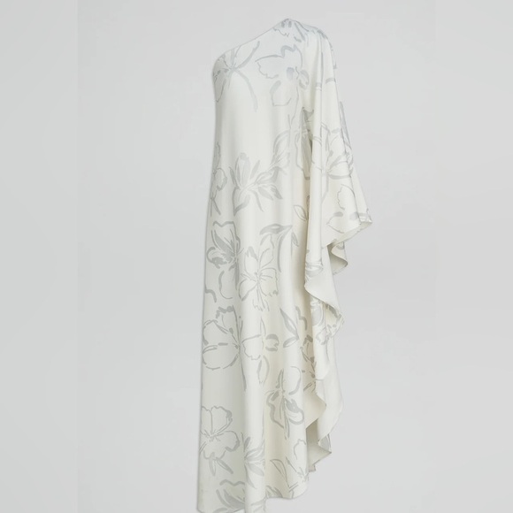 HALSTON
NEVEAN CAFTAIN IN FOIL CREPE - Picture 4 of 16